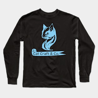 Cat Craft Co - Regal Blue Cat Long Sleeve T-Shirt